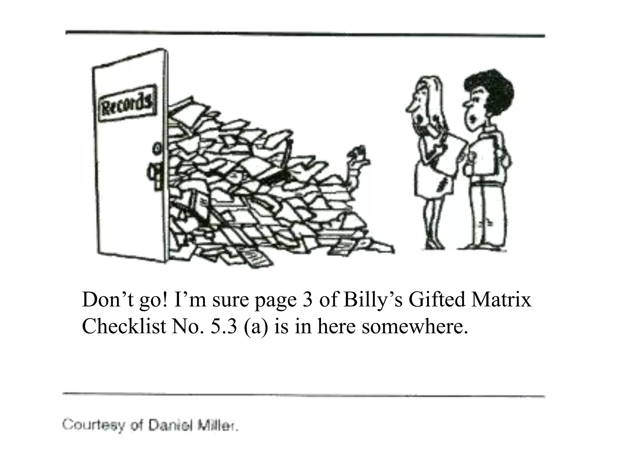 3 Things to AvoidPitting parents of advantaged children against parents of disadvantaged childrenLeading people to believe that any one instrument is the answer to identificationProliferating the amount of paperwork