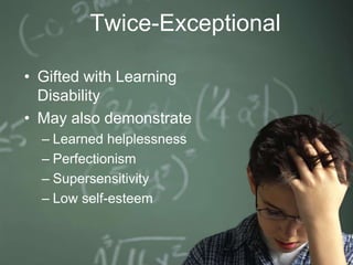 African AmericanMAY…Seek structure and organization in required tasksBe slow to motivate in some abstract activitiesHave large vocabulary, but one inappropriate for schoolMakes up games or activities