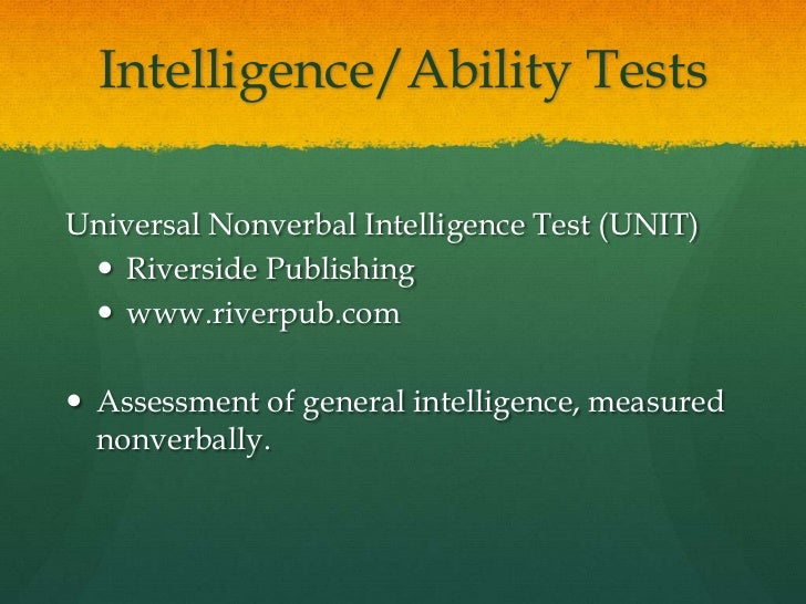 a report on the intelligence test Iq test sample report theories of intelligence whatever the nature of the iq test, many researchers believe that a general statistical factor can be extracted from the results of multiple iq tests mainly due to the fact that people who perform well on one type of intelligence test tend to do well on others also. a report on the intelligence test Iq test sample report theories of intelligence whatever the nature of the iq test, many researchers believe that a general statistical factor can be extracted from the results of multiple iq tests mainly due to the fact that people who perform well on one type of intelligence test tend to do well on others also.