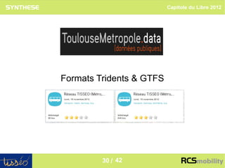 Capitole du Libre 2012




Formats Tridents & GTFS




                                           30
         30 / 42
 