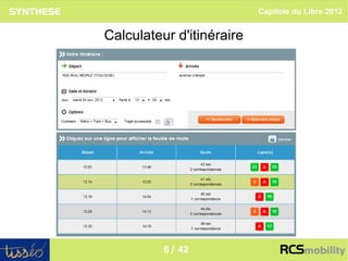 Capitole du Libre 2012


Calculateur d'itinéraire




                                             6
          6 / 42
 