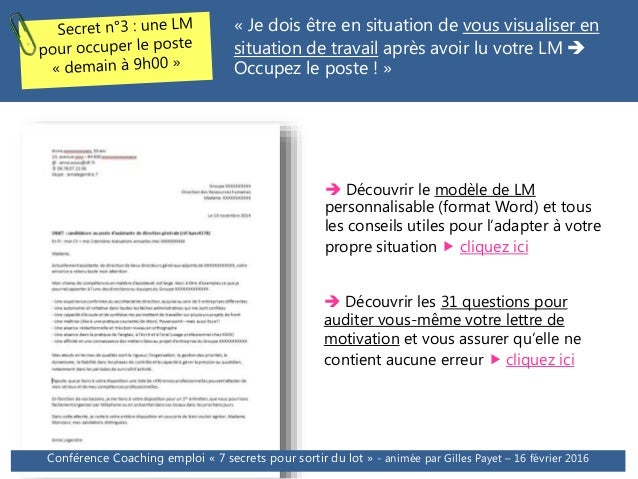 +Conférence décrocher un job en 2016 : 7 secrets pour 