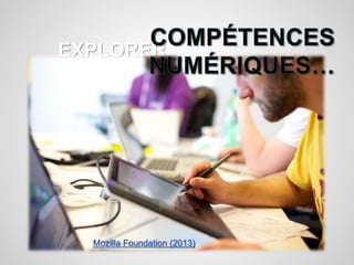 EXPLORER 
CRÉER 
COLLABOR 
ER 
Mozilla Foundation (2013) 
 