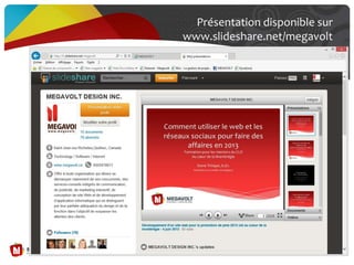 19/07/2013 6
Présentation disponible sur
www.slideshare.net/megavolt
 