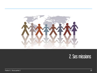 2. Ses missions

Partie II | Sous-partie 2                 27
 