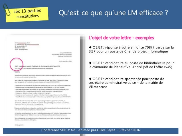 Combien De Page Doit Faire Une Lettre De Motivation Lettre De Motivation Présentant Un Projet : Lettre De Motivation 3