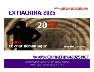 Apprentissage: Utilisation des médias sociaux
                                                27
    Public cible: Jeunes de 12 à 16 ans
 