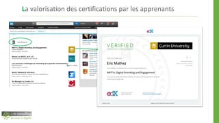 La valorisation des certifications par les apprenants
 