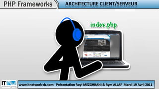 ARCHITECTURE CLIENT/SERVEURwww.itnetwork-dz.comPrésentation Fazyl MEZGHRANI & Rym ALLAFMardi 19 Avril 2011