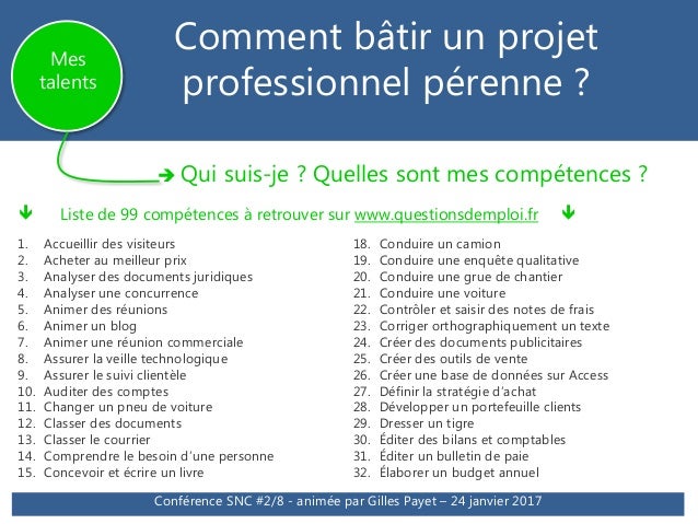 Projet professionnel  rebondir avec un projet qui explore toutes les…
