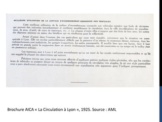 Brochure AICA « La Circulation à Lyon », 1925. Source : AML
 
