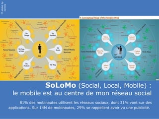slided by
nereÿs
©




                                SoLoMo (Social, Local, Mobile) :
              le mobile est au cen...