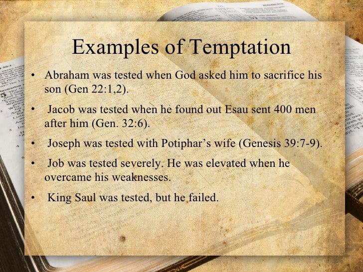 Confronting and overcoming temptations