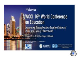 WCCI 16th World Conference Program at a Glance