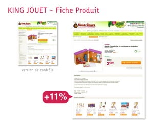 KING JOUET - Fiche Produit




   version de contrôle




                +11%
 