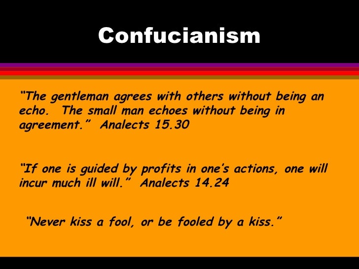 Confucianism And Its Positive And Negative Sides