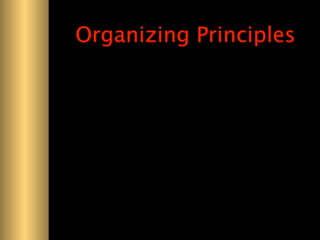 Organizing Principles
 
