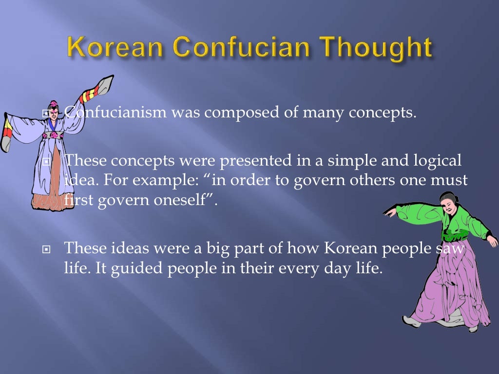 Confucianism In Korea Presented