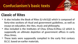 Li Chi Rites CONFUCIUNISM.pptx (INTRODUCTION TO WORLD RELIGIONS GRADE 12) | PPTX