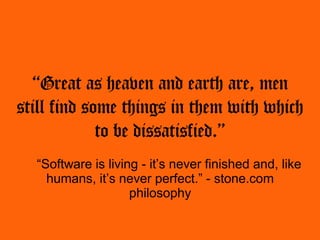 confucian philosophy in software design