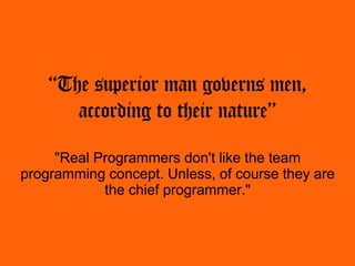 confucian philosophy in software design