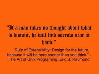 confucian philosophy in software design