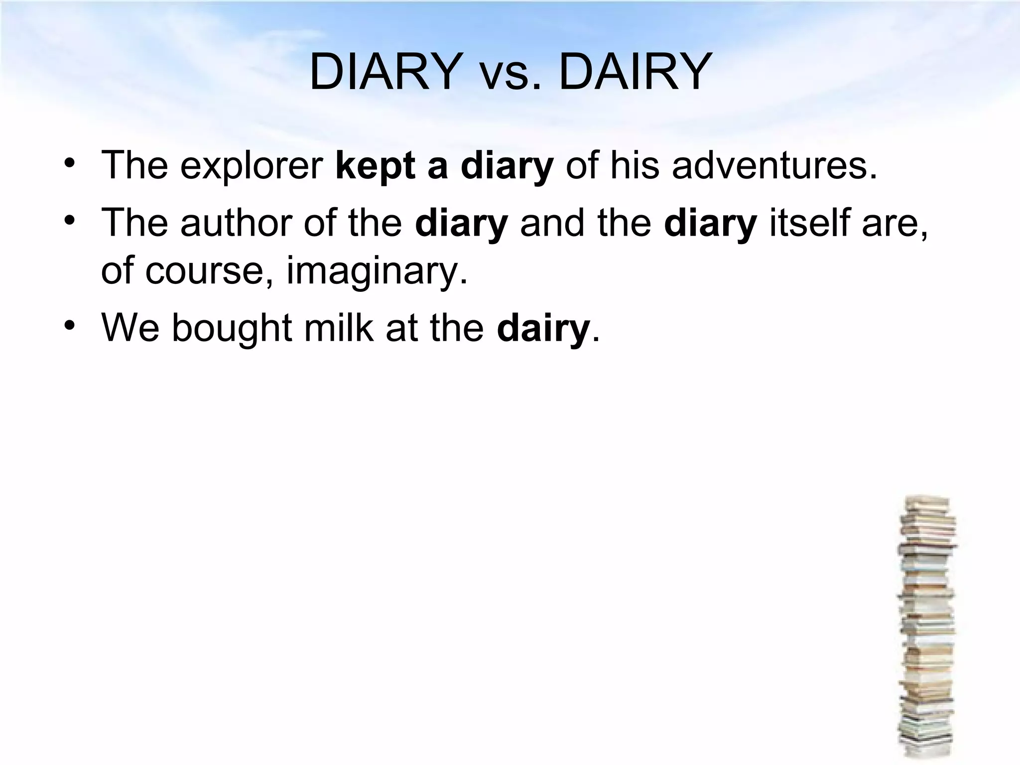Words easily confused in English | PPT