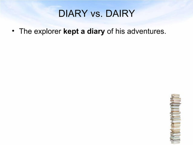 Words easily confused in English | PPT