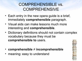 Words easily confused in English | PPT