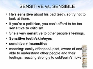 Words easily confused in English | PPT