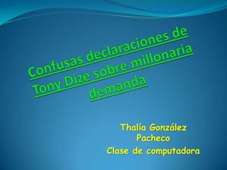 Thalía González
       Pacheco
Clase de computadora
 