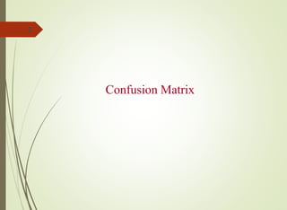 Confusion Matrix
1
 