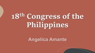 18th Congress of the
Philippines
 