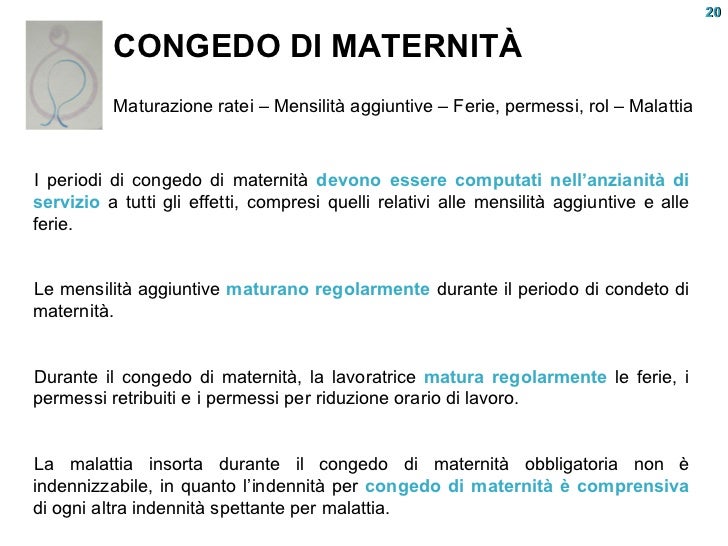Congedo maternita