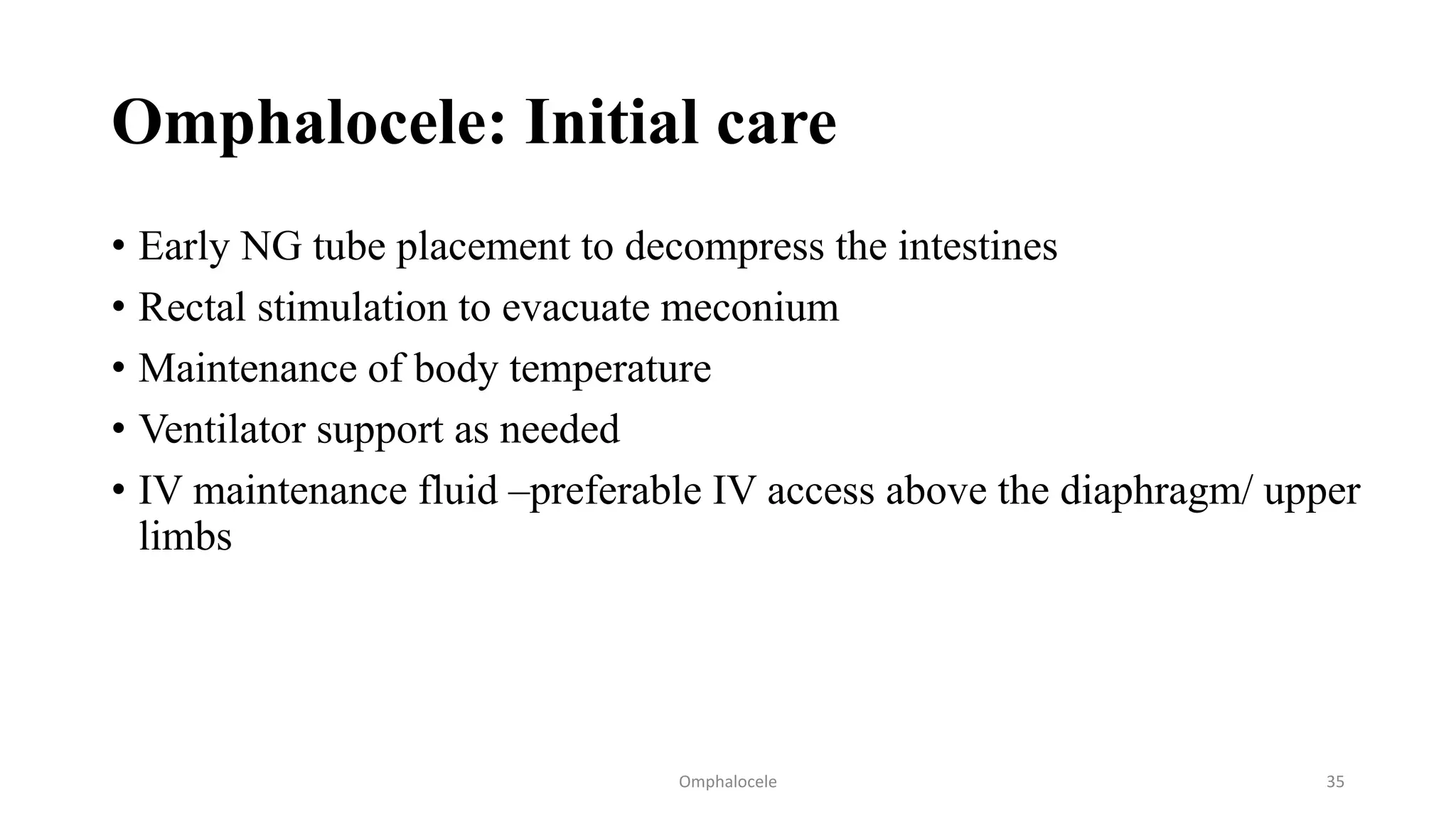 Approach to Congenital abdominal wall defects .pptx