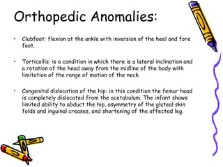 Congenital anomalies1