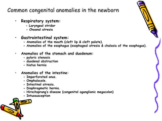 Congenital anomalies1