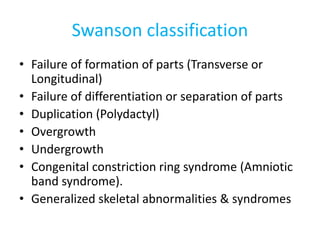 Congenital anomalies of upper limb | PPTX