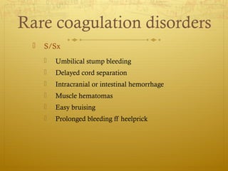 Congenital bleeding disorders | PPT