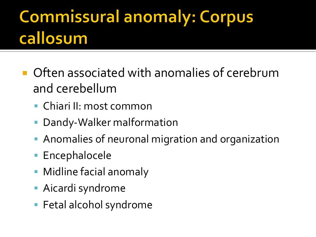 Congenital brain anomalies