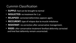 Congenital club foot (CTEV) | PPTX