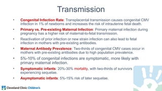 Congenital Cytomegalovirus Infection in Neonates | PPTX