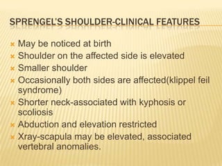 Spangles Defect Congenital deformities | PPTX