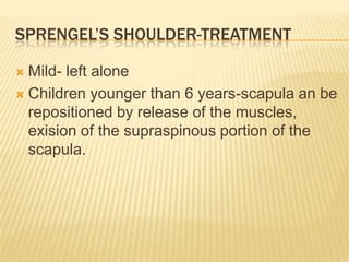 Spangles Defect Congenital deformities | PPTX