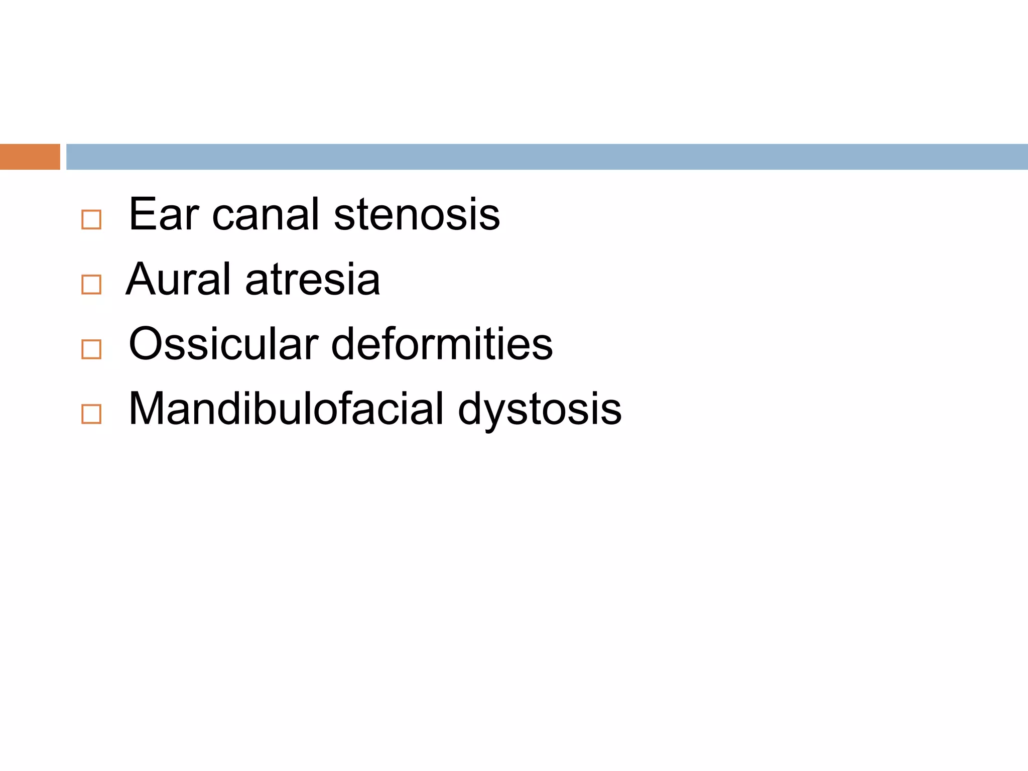 Congenital ear deformities | PPTX