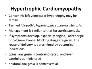 Hypertrophic Cardiomyopathy <ul><li>Concentric left ventricular hypertrophy may be familial </li></ul><ul><li>Termed  idio...