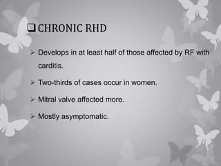Rf And Rhd Congenital heart disease (1) | PPTX