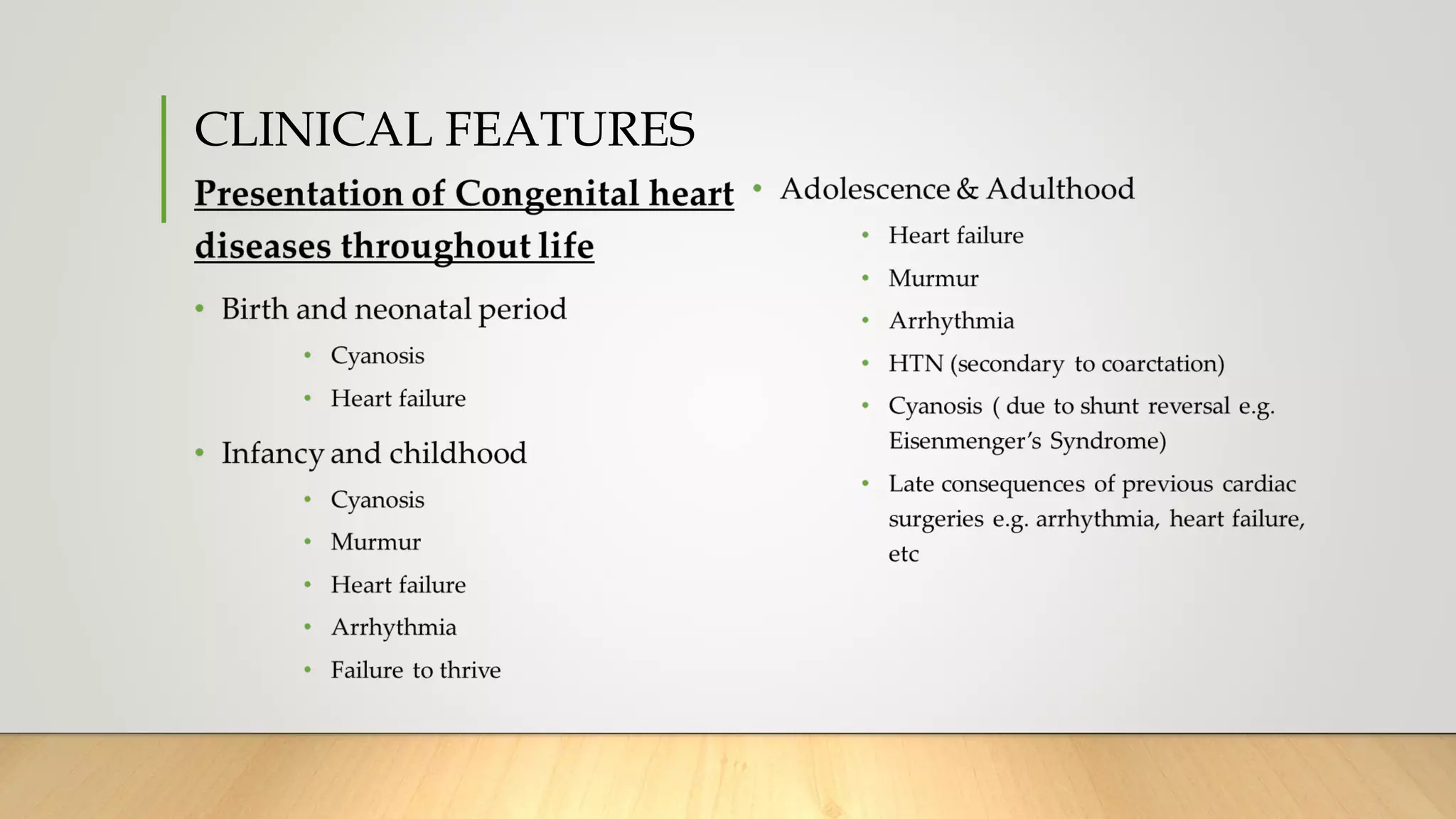 Congenital heart disease | PPT