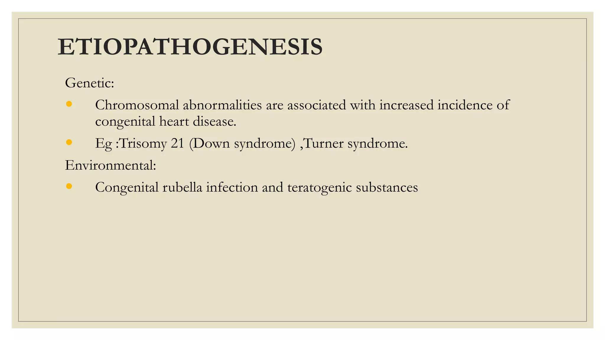 Congenital heart diseases | PPT