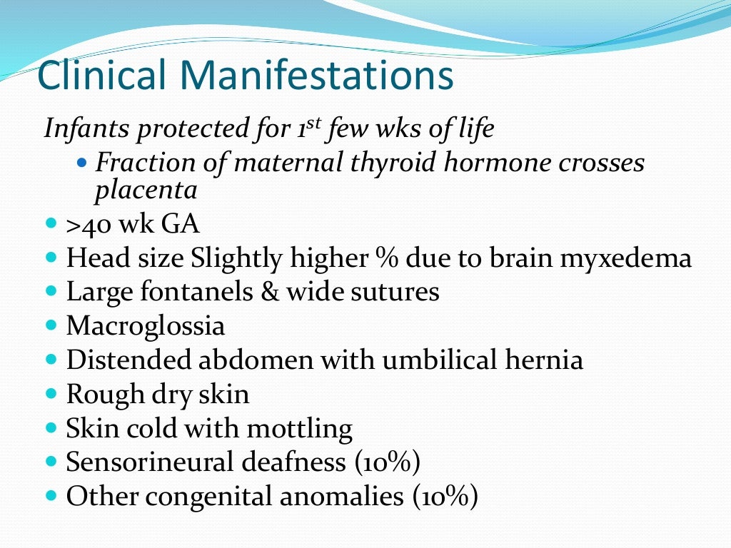 Congenital hypothyroidism